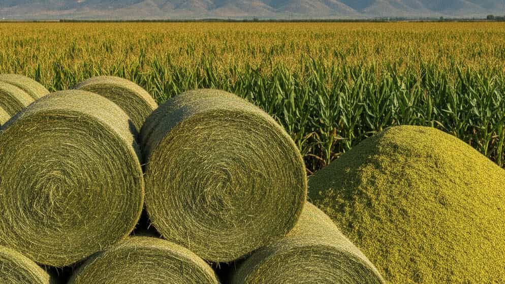 قیمت یونجه و علوفه ذرت در آذربایجان غربی